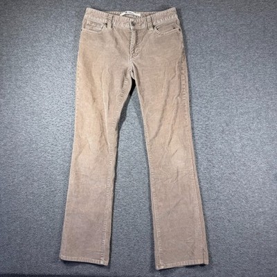 Vintage Y2K Gap Low Rise Curvy Corduroy Pants Womens 8 Brown Boot cut