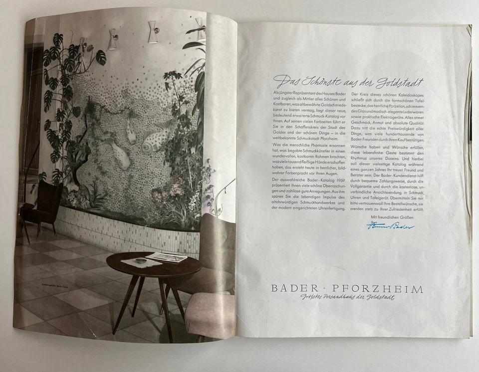 Bader Pforzheim Katalog 1959 Versandhauskatalog der Goldstadt - Bild 3 von 4