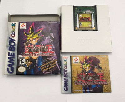 Yu-Gi-Oh Dark Duel Stories Gameboy Colour game with box and manual *Working*
