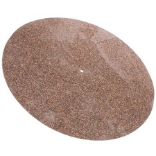 2 Pieces Turntable Mat for Vinyl Records Slipmat Anti-static Cork