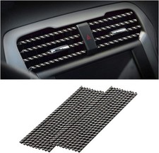 20PCS Car AC Vent Trim Strips, Carbon Fiber Laser, Bendable Waterproof Decoratio