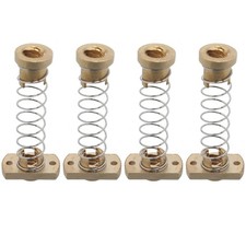 4 Pack CR10 Z Axis T8 anti Backlash Spring Loaded Nut Elimination Gap Brass Nuts