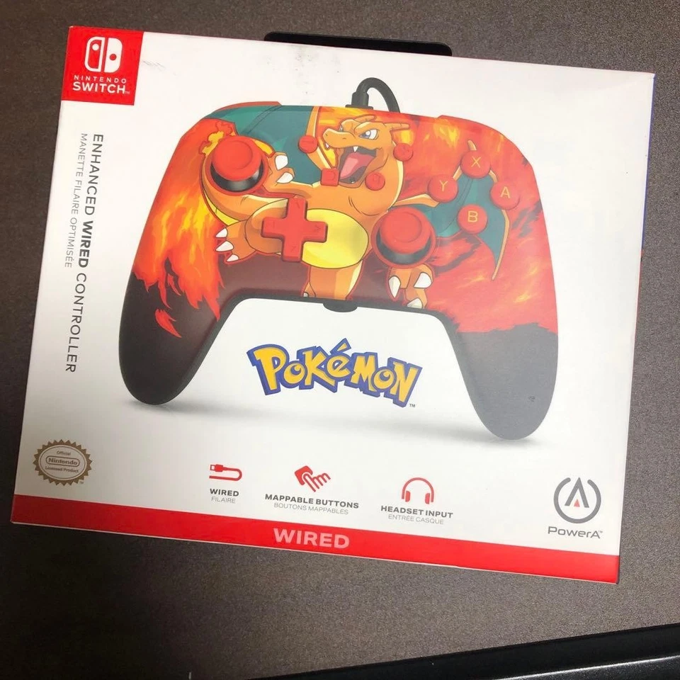Pokemon Charizard Wired Controller for Nintendo Switch Unopened - Image 3 of 4