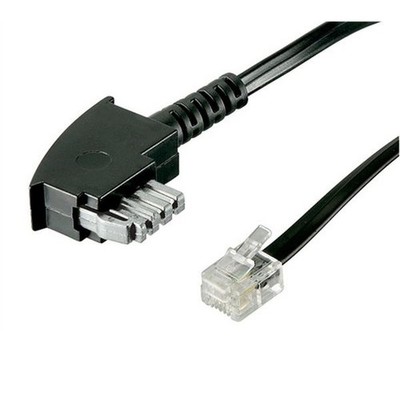Telefonkabel TAE-N 6 m TAE-N Stecker auf RJ11 Buchse für Modem Fax Telefon