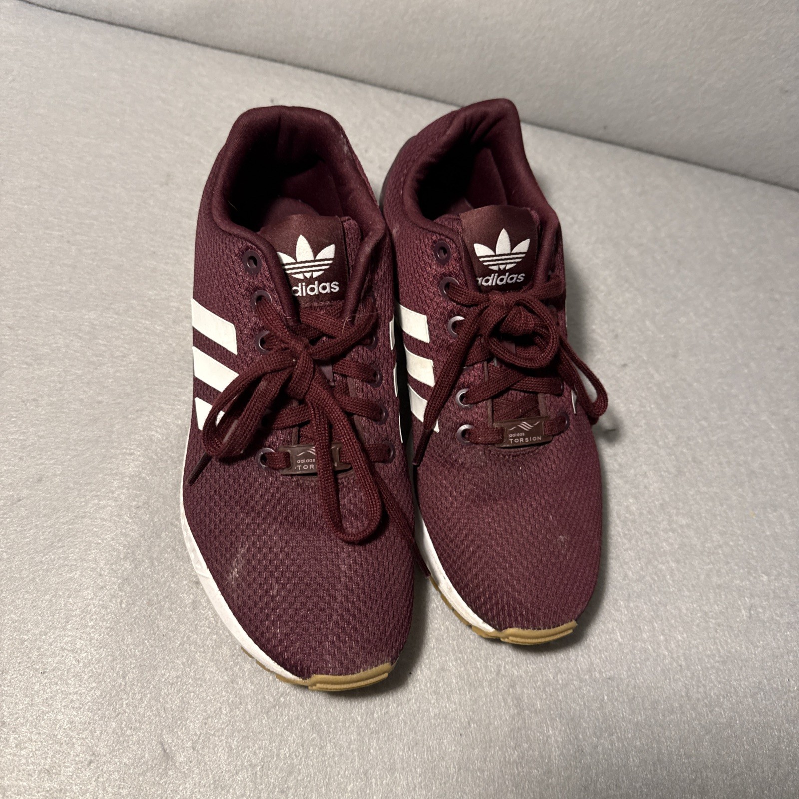 Adidas PCI 789002 Pro Model Burgundy Lowtop Sneakers Size 6.5 thumbnail 2