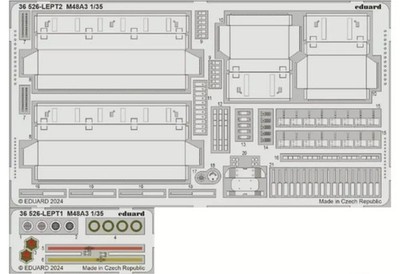 Plastic model 1/35 M48A3 Etching Parts (for I Love Kit) [EDU36526]