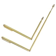 2Pcs Outdoor Dowsing Rods Metal Tool for Accurate Divination