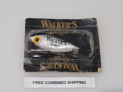 Hiram Walker and Son's Walker's Deluxe Straight Bourbon Advertising Fishing Lure