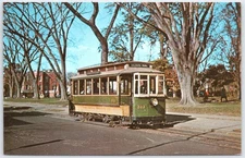 Vintage Washington D.C. 303 Streetcar at Lincoln Park Postcard