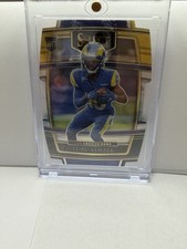 2021 Panini Select - Concourse Tutu Atwell #61 Black & Gold Prizm Die-Cut (RC)