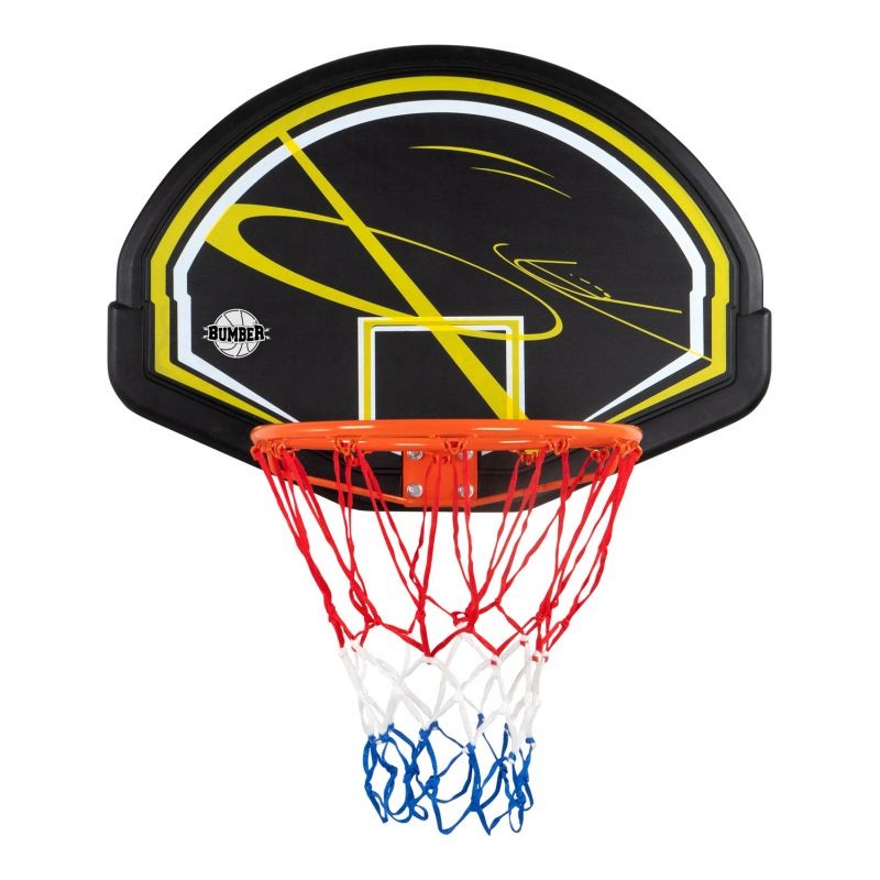 Panier de basket Memphis noir 80 x 56 cm pour fixation murale extérieure