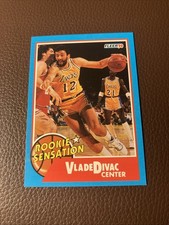 1990-91 Fleer - Rookie Sensation Vlade Divac #9 (RC) LA Lakers Vintage Card. rookie card picture