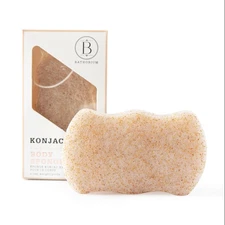 Konjac Walnut Shell Body Sponge Gently Cleanses Skin Ideal for Daily Use Made...