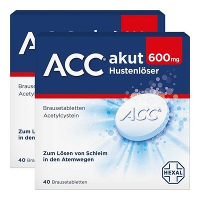 ACC akut 600 mg Hustenlöser, Brausetabletten · 2x40 St · PZN 08032291