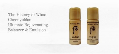 The history of Whoo Ultimate Rejuvenating Balancer 4pcs Emulsion 4pcs = 8pcs