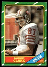 1986 Topps Dwight Clark #160