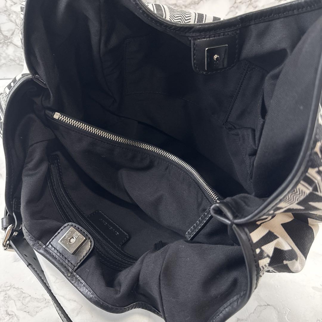 Givenchy Geometric Pattern Canvas Genuine Leather… - image 10