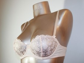 Aubade Paris Sample Secret De Charme Baby pink Lingerie Set 34B S
