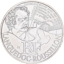 [#1550285] France, 10 Euro, Languedoc-Roussillon, 2012, Paris, Silver, AU(55-58)