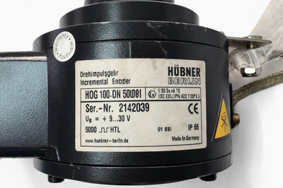 Hübner Berlin HOG 100 DN 5000 Incremental Encoder 5000 PPR 9 30V IP66 Germany