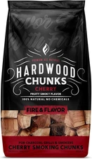Cherry Wood Chunks for Smoking and Grilling - Large Wood Chips