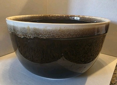 Pfaltzgraff Brown Drip Glaze Mixing Serving Bowl # 220 RETRO 