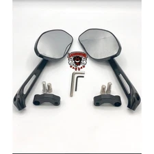 Lamonster Garage Black Big Eye Mirrors LG-5525