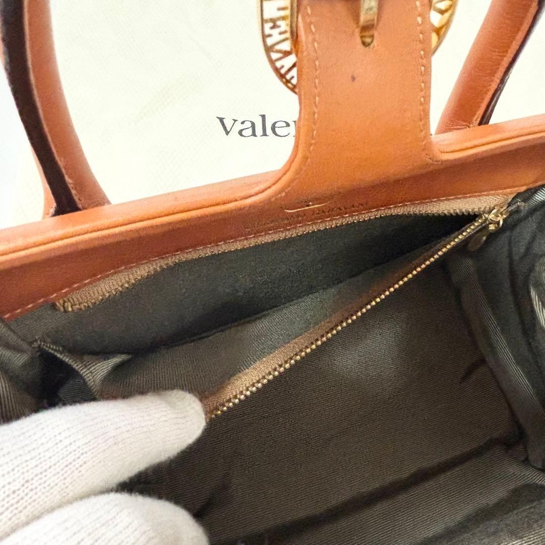 Valentino Garavani Brown Leather 2-Way Mini Handbag with Accessories Japan thumbnail 12