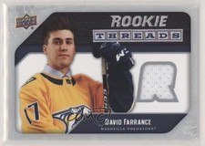 2021-22 Upper Deck Series 2 Rookie Threads Retro David Farrance #RT-DF 0a4