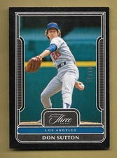 DON SUTTON 2023 PANINI THREE AND TWO SP INSERT CARD #'D /10 DODGERS MLB STAR