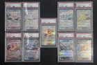 Pokemon TCG 2025 Prismatic Evolutions Eeveelution Stamped Promo Set PSA 9
