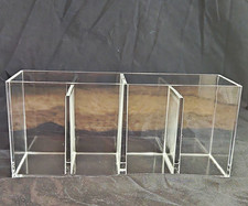 Clear Acrylic Makeup Organizer Vanity Cosmetic Brush Lipstick Countertop Storage