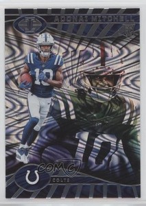 2024 Panini Illusions Trophy Collection Swirls Adonai Mitchell #36 Rookie RC