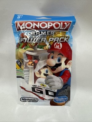 Monopoly Gamer Power Pack Fire Mario Token Hasbro C1444 Nintendo 2017 New Sealed