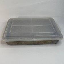 VINTAGE WEAREVER INSULATED AIR BAKE 9x13 CAKE LASAGNA BROWNIE BAKING PAN + LID
