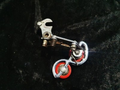 Vintage Huret Swelto rote Riemenscheiben 60er Jahre Schaltwerk Frankreich Fahrrad Eroic