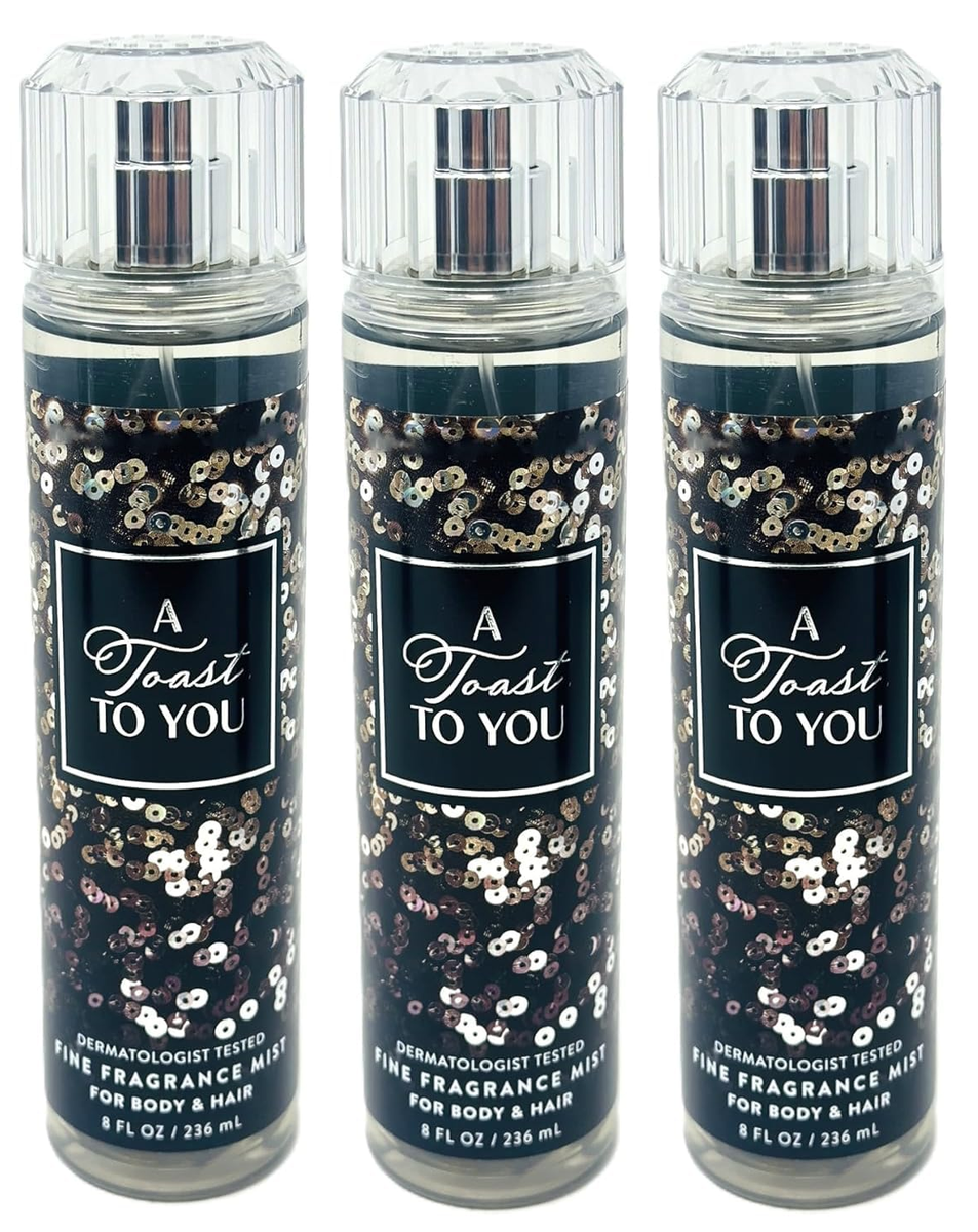 3 PACK!! BATH AND BODY WORKS FINE FRAGRANCE MIST SPRAY 8 oz ea