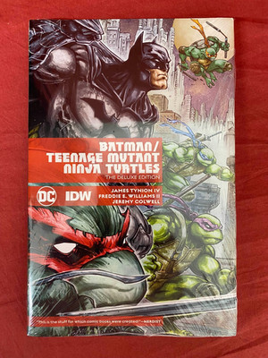 Batman / Teenage Mutant Ninja Turtles Deluxe DC COMICS IDW HARDCOVER SEALED