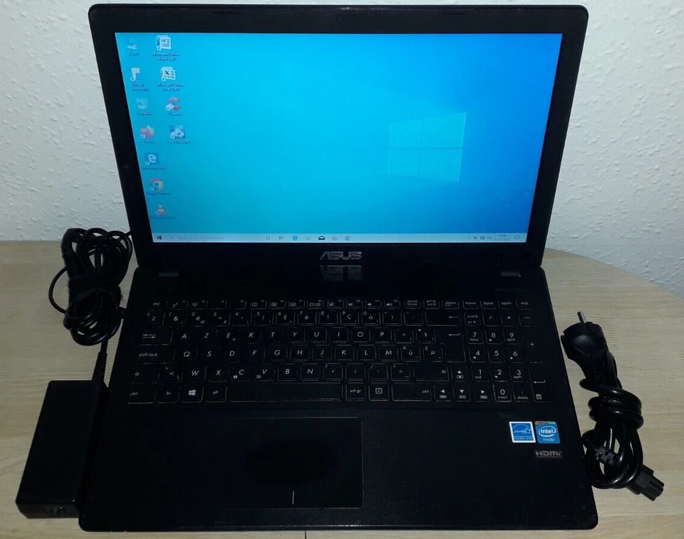 PC PORTABLE 15" ASUS R512M INTEL 2830 @ 2,16Ghz WINDOWS10+SUITE OFFICE CHARGEUR - Photo 2/4