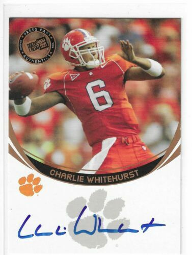 1998 Press Pass Autograph Anthony Simmons Clemson Tigers | eBay