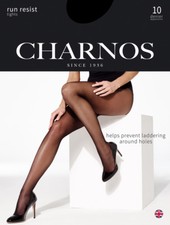 Image of Charnos Run Resist Matt Tights 10 Denier Reinforced toes