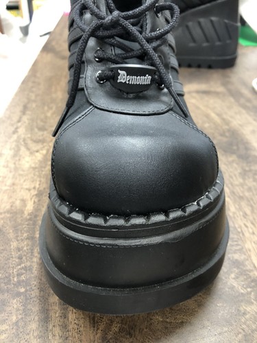 Demonia Platform Sneaker Boots Black No Size - Picture 2 of 24