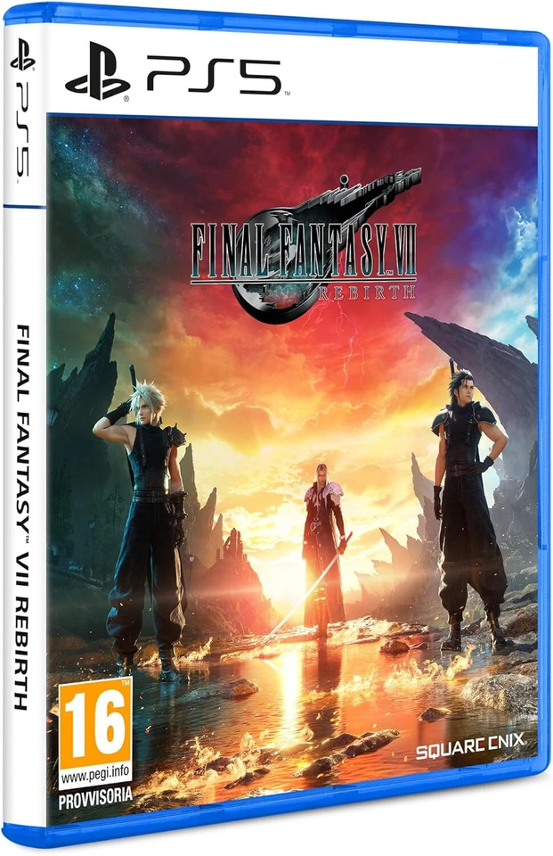 PS5 FINAL FANTASY 7 VII REBIRTH SONY PLAYSTATION 5 PAL EU ITALIANO GIOCO