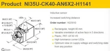 ONE TURCK sensor NI35-CP40-AN6X2#K1995