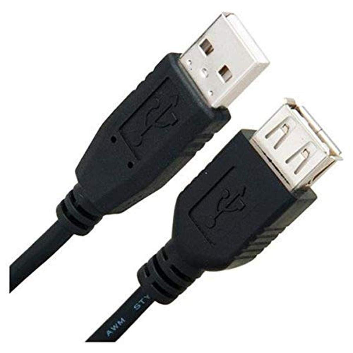 Link Depot USB-6-MF-BK 6FT USB Extension Cable Black