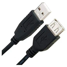 Link Depot USB-6-MF-BK 6FT USB Extension Cable Black