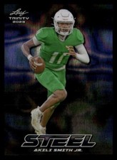 AKILI SMITH JR 2023 LEAF TRINITY BLUE LAVA SP /99