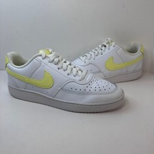 Nike Court Vision Low 'White Light Zitron' Women's Size 11 Sneakers CD5434-109