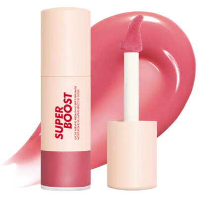 Super Boost Moisturizing & Plumping Lip Gloss, 09 Daring Candy, 0.3 oz - New