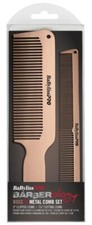 BaBylissPRO Barberology ROSEFX Metal Comb Set  BCOMBSET2RG